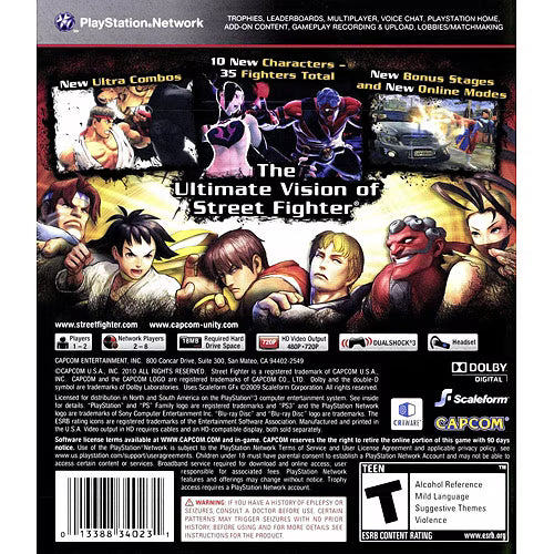 
Super Street Fighter IV | PlayStation 3 | supplemental product media | walmart-e83c60a9e3fa