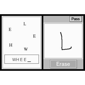 
Brain Age²: More Training in Minutes a Day! | Nintendo DS | gameplay screenshot | word scramble exercise