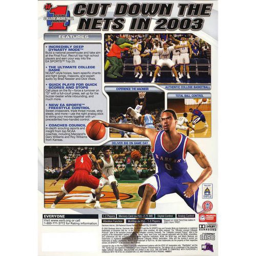 
NCAA March Madness 2003 | PlayStation 2 | supplemental product media | Region: North America | walmart-ae47677985a2 | Source: Walmart