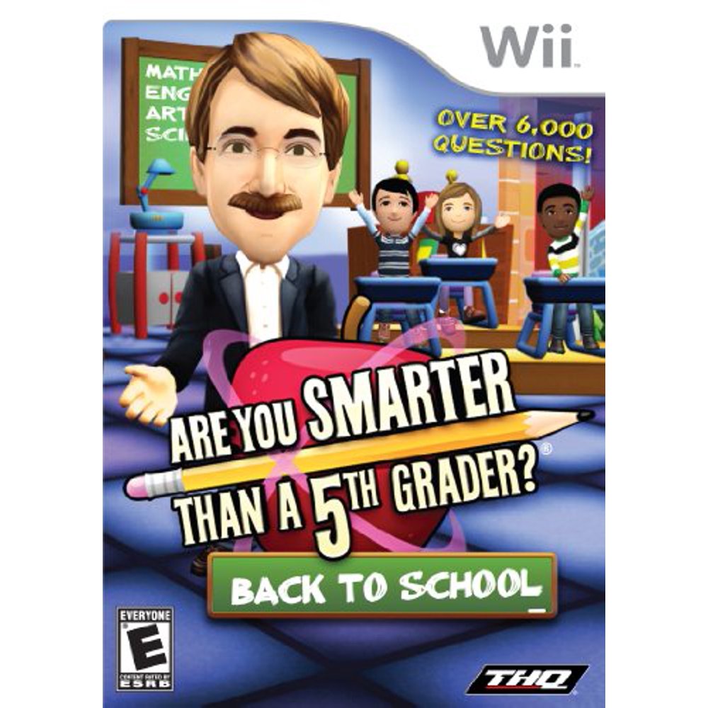 
Are You Smarter Than a 5th Grader? Back to School | Wii | supplemental product media | walmart-bbbd5d572757