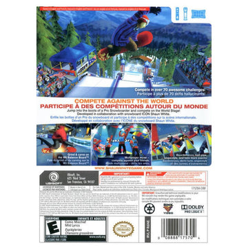 
Shaun White Snowboarding: World Stage | Wii | supplemental product media | walmart-778afa32a5e4
