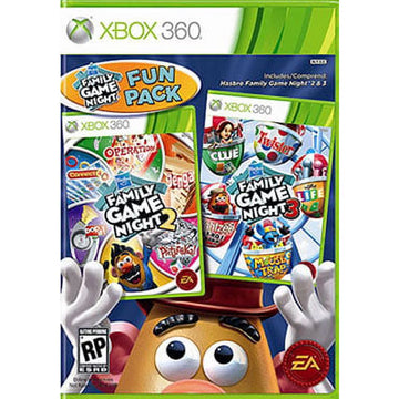 
Hasbro Family Game Night Fun Pack | Xbox 360 | supplemental product media | walmart-f12e663f2b5c