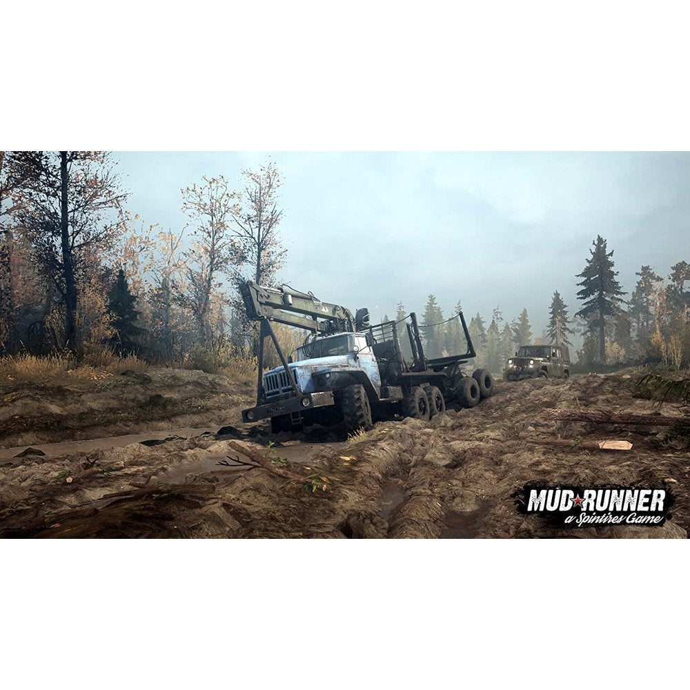 Spintires: MudRunner | PlayStation 4 | supplemental product media | Region: North America | walmart-5e38faf41b66 | Source: Walmart