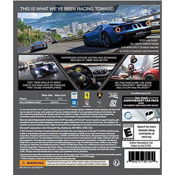 
Forza Motorsport 6 | Xbox One | supplemental product media | Region: North America | walmart-5b548bda69e2 | Source: Walmart