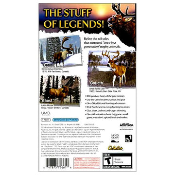 
Cabela's Legendary Adventures | PSP | supplemental product media | walmart-e3b0a770fb99