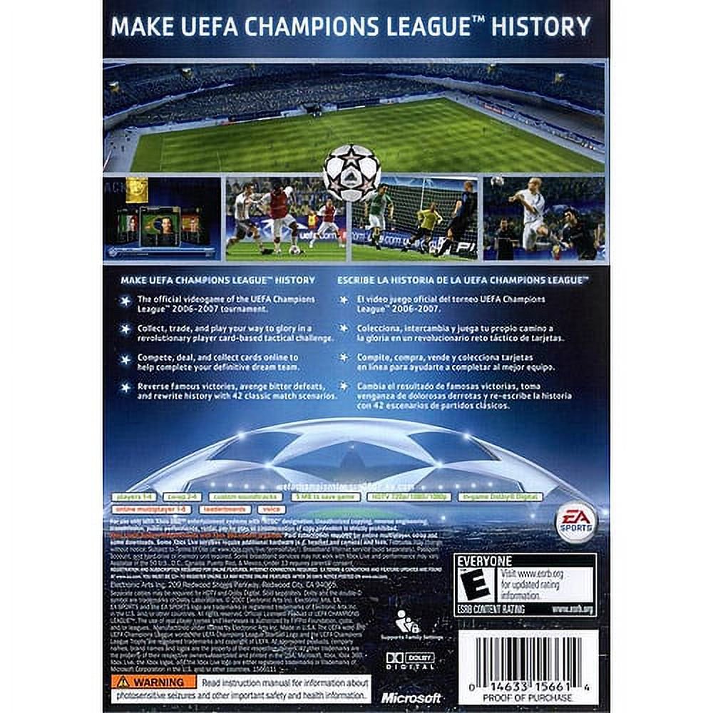 
UEFA Champions League 2006-2007 | Xbox 360 | supplemental product media | walmart-987f2dd54414
