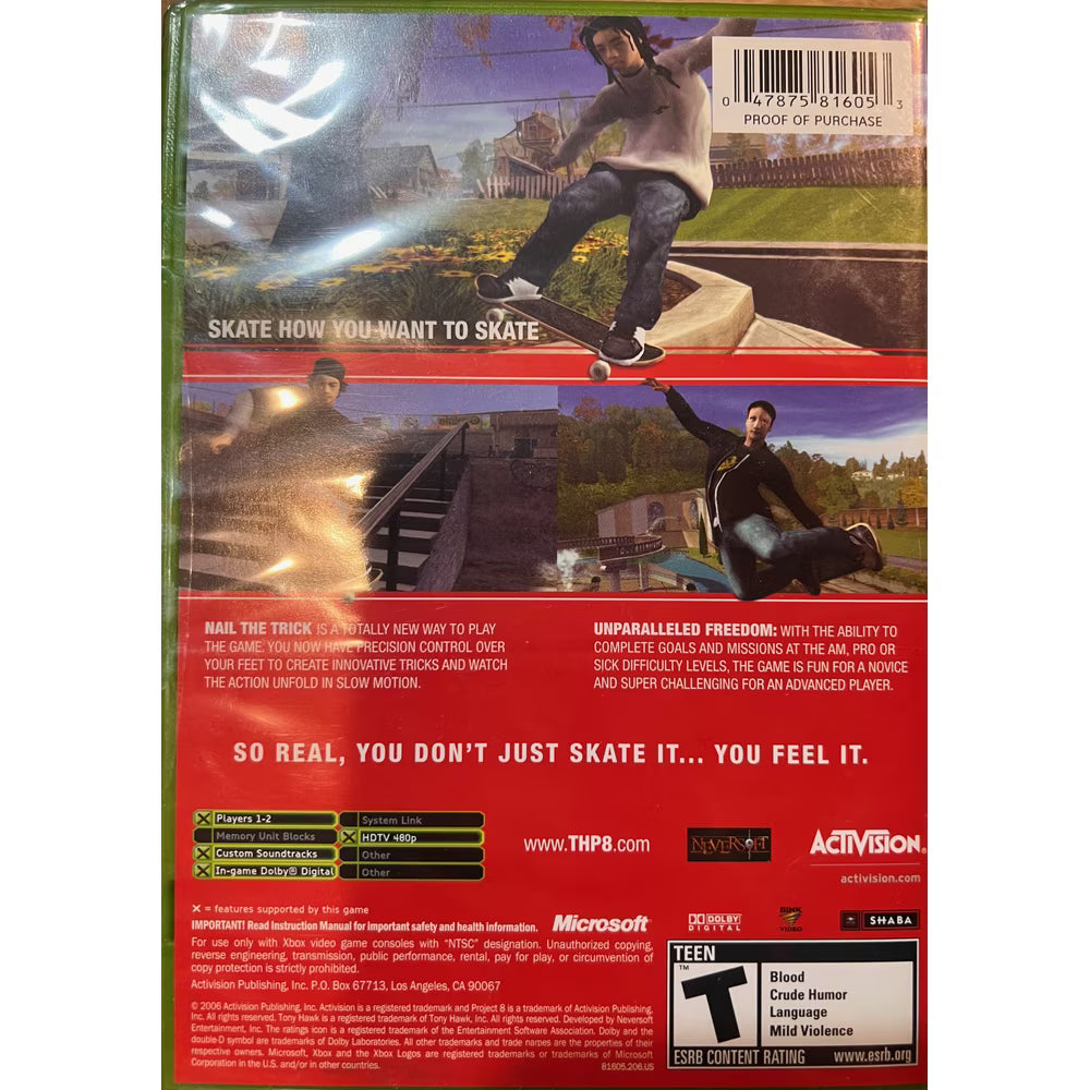 
Tony Hawk's Project 8 | Xbox | supplemental product media | walmart-9833692c59cc