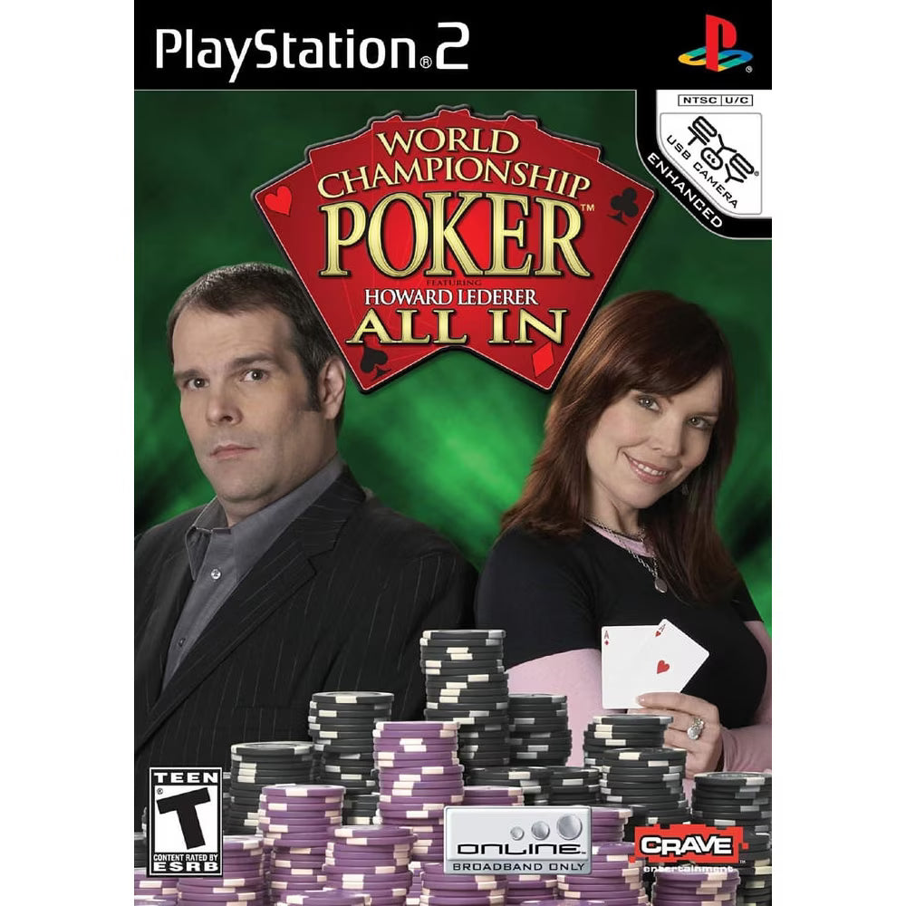 
World Championship Poker featuring Howard Lederer: All In | PlayStation 2 | supplemental product media | Region: North America | walmart-2f2ee18dc59a | Source: Walmart