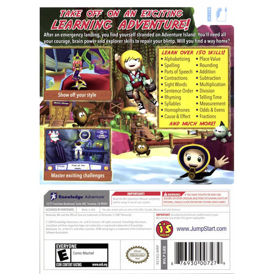 
JumpStart: Escape from Adventure Island | Wii | supplemental product media | Region: North America | walmart-ca2ab166d667 | Source: Walmart