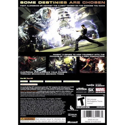 
X-Men: Destiny | Xbox 360 | supplemental product media | Region: North America | walmart-00309030c77c | Source: Walmart