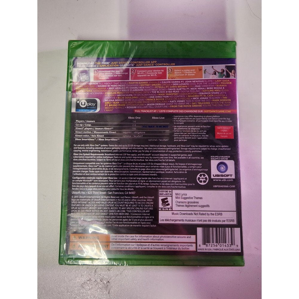 Just Dance 2016 | Xbox One | supplemental product media | Region: North America | walmart-b39add0b1b27 | Source: Walmart