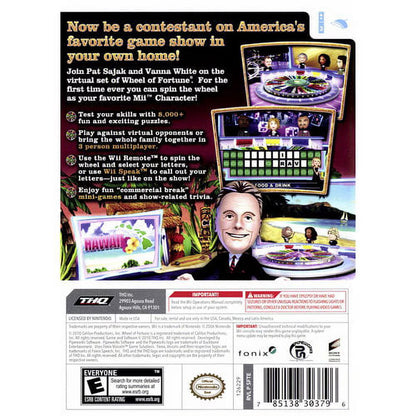 
Wheel of Fortune | Wii | supplemental product media | Region: North America | walmart-1129bb419c7c | Source: Walmart