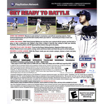 
Major League Baseball 2K10 | PlayStation 3 | supplemental product media | Region: North America | walmart-4a6eb74f3bfe | Source: Walmart