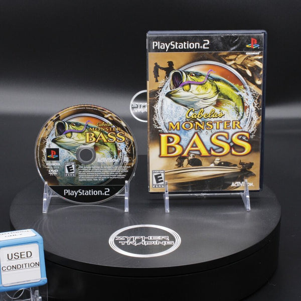 Cabela's Monster Bass | Sony PlayStation 2 | PS2 | 2007 | Tested