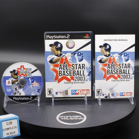 All-Star Baseball 2003 | Sony PlayStation 2 | PS2 | 2002 | Tested