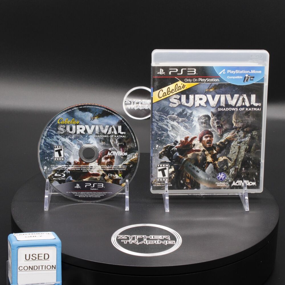Cabelas Survival: Shadows of Katmai (PlayStation 3 Ps3) MISSING MANUAL