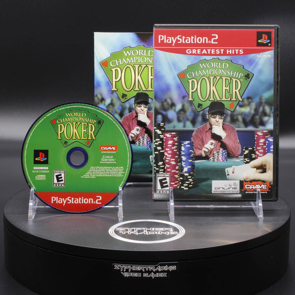 World Championship Poker [Greatest Hits] | Sony PlayStation 2 | PS2 | 2004 | Tested