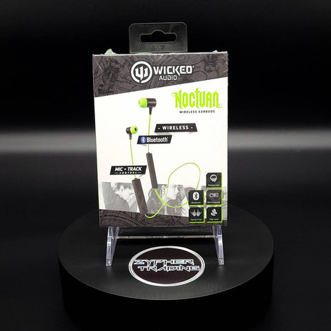 Wicked Audio Nocturn | Green Wireless Sport Earbuds | Brand New